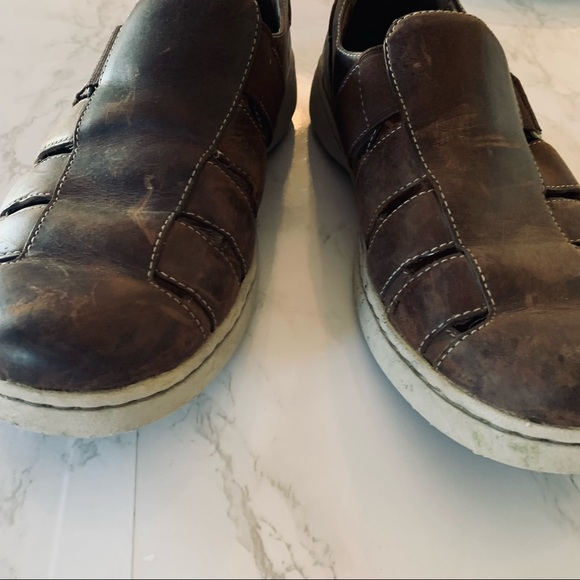 Men’s Dansko Men\'s Vince Flat Dark Brown Leather Size 43 US size 10 main image 9